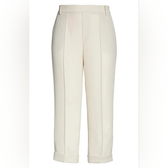 Vince Cuffed Tapered Pull-On Pant in Sandstone Crepe, XS - Picture 5 of 16